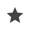 Star icon vector. Classic rank isolated. Trendy flat design. Star web site pictogram, mobile app. Logo illustration.Eps10