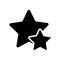 Star icon vector set. Sparkles illustration sign collection. shining burst symbol. snowflakes logo.