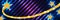 Star line gold glitter curl blue purple banner RGB