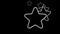 Star line icon on the Alpha Channel