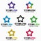 Star Link - 3D Infinity Star Logo Template