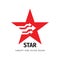 Star logo design. Success concept sign. Leadership creative icon. Rating symbol. Arrows symbol. Development strategy progress.