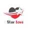 Star love logo