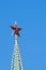 Star on the Moscow Kremlin tower