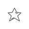 Star outline icon