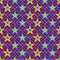 Star rainbow stripe symmetry diamond seamless pattern
