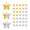 Star rating icons