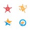 Star sea vector icon illustration design