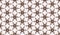 Star shaped background texture in geometric ornamental style in brown colour. symmetric design template with ornate elements.