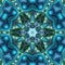 Star shaped fractal mandala
