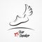 Star sneaker logo