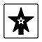 Star solid Icon. Social media sign icons. Vector illustration isolated for graphic and web design