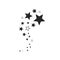 Star. Star design tattoos. Star icon vector. Classic rank isolated. Trendy flat design. Star web site pictogram, mobile app. Black