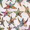 Star style seamless pattern