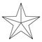 Star symbol vector star icon star shape