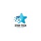 Star Tech Logo modern Technology Design illustration