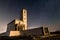 Star trail en la Iglesia de las Salinas