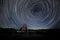 Star Trail Long Exposure Images With Sculptures in Anza Borrego California