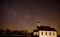 Star Trails Night Shot Church Canada