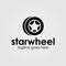 Star Wheel Logo Design Template