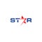 Star wordmark logo design template