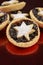 Star Xmas mince pies