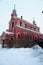 Staraya Ladoga, Russia, January 5, 2019.The main Orthodox Cathedral of the old male Nikolsky monastery.