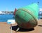 Starboard buoy on the dock
