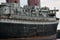 Starboard side of the ocean liner SS United States in Philadelphia