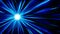 Starburst rays in space. Cartoon beam loop animation. Future technology concept background. Explosion star with lines.