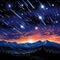 Stardust Symphony: A Celestial Dance of Meteor Showers