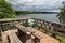 Stare Drawsko, zachodniopomorskie / Polska - July 9, 2019: Old ruins of the Joanit castle in Central Europe. Old medium stronghold