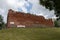 Stare Drawsko, zachodniopomorskie / Polska - July 9, 2019: Old ruins of the Joanit castle in Central Europe. Old medium stronghold