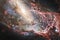 Starfield stardust and nebula in endless beautiful universe