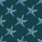Starfish frame seamless animalistic pattern