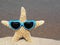 starfish with heart sunglasses