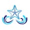 Starfish icon vector