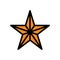 Starfish star Summer vector logo icon or illustration. Editable stroke and color. Perfect use for pattern and design graphic