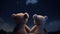 Stargazing Teddy Bears: A Bond Beyond Time