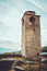 STARI BAR, MONTENEGRO - September, 2016: The tiny church in the oldest fortress of Old . Ancient ruin .