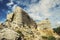 Stari Grad - Fortica - the ruins of pirate fortress above the town of Omis in Croatia.