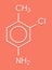 Starlicide avicide molecule gull toxicant. Skeletal formula.