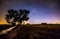 Starlit sky in Finnish countryside