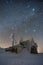 Starlit sky in Giant Mountains / Karkonosze