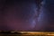 Starlit sky over Eduardo Avaroa National Park, Bolivia