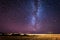 Starlit sky over Eduardo Avaroa National Park, Bolivia