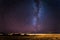 Starlit sky over Eduardo Avaroa National Park, Bolivia