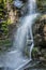 Starohutsky waterfall, Slovakia, seasonal natural scene