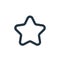 starred icon vector from ecommerce ui concept. Thin line illustration of starred editable stroke. starred linear sign for use on