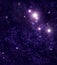 Starry background of stars and nebulas